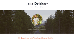 Desktop Screenshot of jakedeichert.com